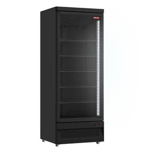 NEW AIR - 30" Black Glass Door Refrigerator - NGR-30-HB